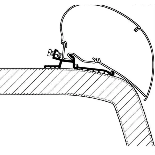 Thule Adapter Hymer SX, Länge 4 M 3 Thule Adapter Hymer SX, Länge 4 M