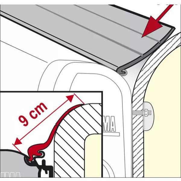 Dichtband Fiamma Rain Guard L 3 Dichtband Fiamma Rain Guard L