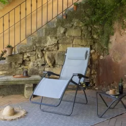 Relaxstuhl Lafuma RSXA Clip, Ciel -Camping Lieferungen Verkäufe campingsessel lafuma rsxa clip batyline iso ciel relaxsessel campingstuhl liegestuhl klappstuhl 1000 2 23936