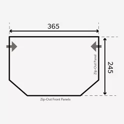 Aufblasbares Vorzelt Dometic Pop Air Pro 365 Für Eriba / Trigano -Camping Lieferungen Verkäufe dometic aufblasbares vorzelt pop air pro 365 wohnwagenvorzelt grundflaeche masse 1000 3 23270