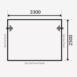Aufblasbares Vorzelt Dometic Rally Air Pro 330 S -Camping Lieferungen Verkäufe dometic rally air pro 330 s wohnwagen reisemobilvorzelt grundflaeche masse 1000 7 21837