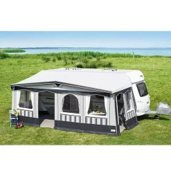 Vorzelt DWT Atelier Chalet Mit Vordach -Camping Lieferungen Verkäufe dwt atelier chalet delphin ganzjahresvorzelt 4 3732