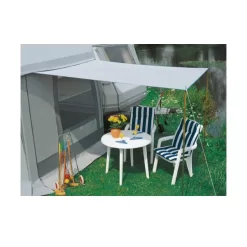 Wohnwagen-Sonnendach DWT Flora, Grösse 1, Hellgrau -Camping Lieferungen Verkäufe dwt sonnendach flora hellgrau 3 2 14125