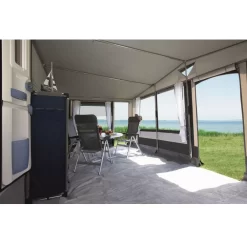 Vorzelt DWT Tango 300 -Camping Lieferungen Verkäufe familienvorzelt dwt tango 300 grosses wohnwagenvorzelt volleingezogen innenraum 1000 8 15352