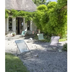 Liegestuhl Lafuma Maxi Transat, Etamine -Camping Lieferungen Verkäufe gelber campingstuhl lafuma liegestuhl maxi transat batyline strandstuhl 1000 4 23945