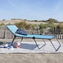 Strandliege Lafuma Siesta L, Seigle -Camping Lieferungen Verkäufe klappliege lafuma siesta l batyline camping sonnenliege 1000 2 19046