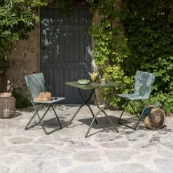 Campingtisch Lafuma Balcony II, Moss -Camping Lieferungen Verkäufe lafuma balcony 2 colorblock quadratischer tisch moss klapptisch campingtisch balkontisch 1000 8 24937