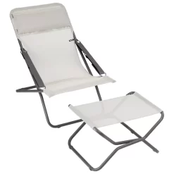 Premium-Liegestuhl Lafuma Transabed, Seigle II -Camping Lieferungen Verkäufe lafuma transabed next liegestuhl fussstuetze seigle ii 1000 4 24886