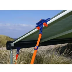 Markisentuch-Klemme Peggy Peg Fix&Go AntiFlap -Camping Lieferungen Verkäufe markisentuch abspannung peggy peg antiflap mit markisenband tie strap 5 17678