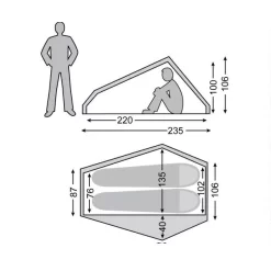 Trekkingzelt Nordisk Telemark 2 LW, Forest Green -Camping Lieferungen Verkäufe trekkingzelt nordisk telemark 2 lw forest green groesse 2 7808